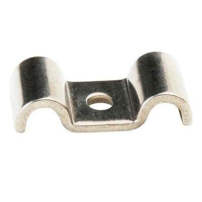 Stainless 1/4 Inch Double Brake Pipe Clamp
