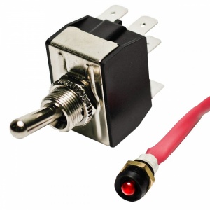 K-Four 12v Disable Switch with Flashing LED